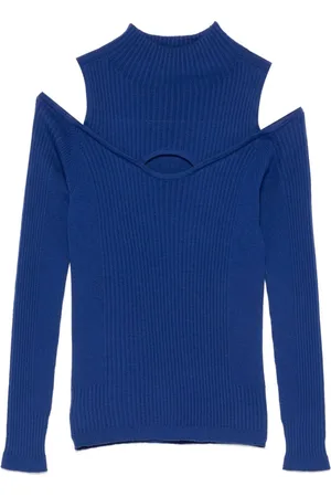 D.EXTERIOR Ribstrikket sweater