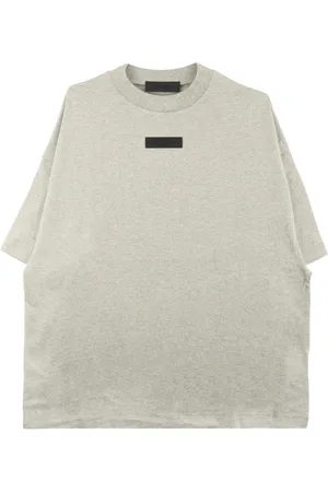 FEAR OF GOD T-shirt med logoapplikation