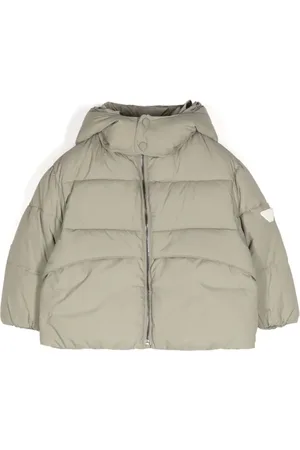 Emporio Armani Dynejakke med logomærke