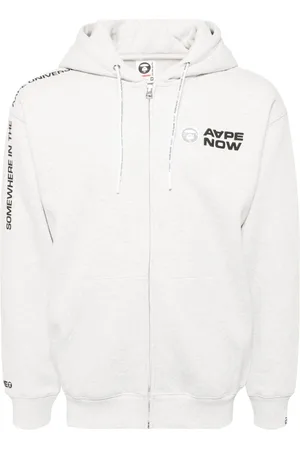 A Bathing Ape Jakke med hætte og logomærke