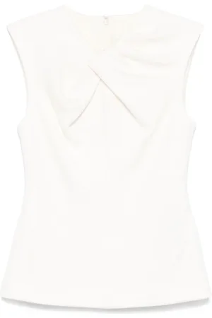 Jil Sander Top med rund hals