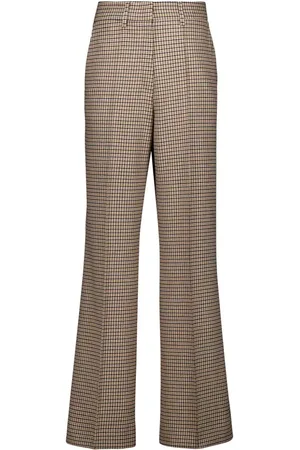 Paula Houndstooth-mønstrede bukser