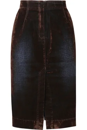 Pinko Denimnederdel med paneler