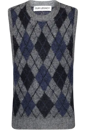 OUR LEGACY Argylemønstret vest