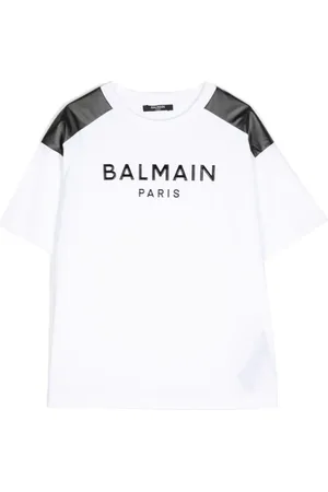 Balmain T-shirt med logomærke