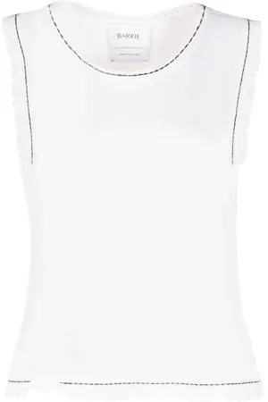 Barrie ærmeløs tanktop med frynser