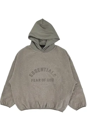 FEAR OF GOD Hættetrøje med paneler og logobogstaver