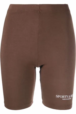 Sporty & Rich Cropped jakke med broderet logo