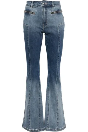 Izzue Bootcut-jeans med lynlåslomme