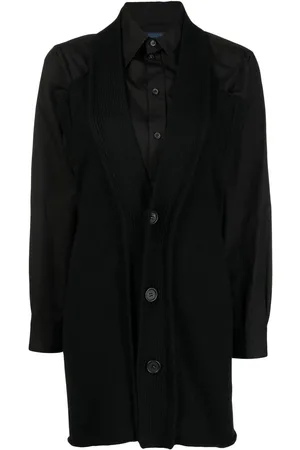 YOHJI YAMAMOTO Langærmet skjorte med cardiganeffekt