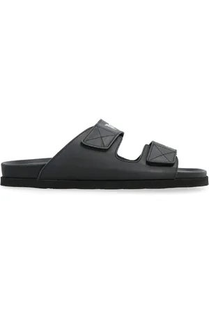 Palm Angels Sandaler med logotryk og burrelukning