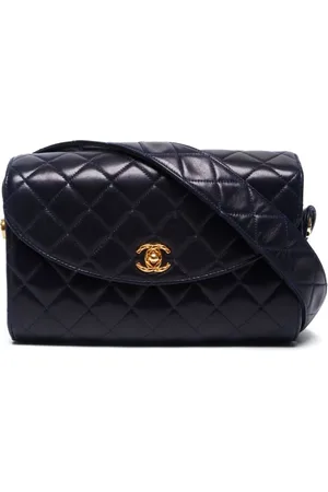 CHANEL Quiltet CC skuldertaske fra 1991-1994
