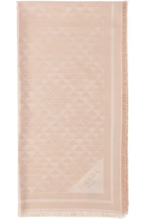 Prada Silketørklæde i jacquard med logo