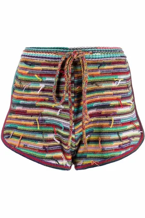 Chloé Strikkede shorts med lodrette striber