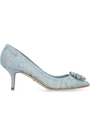 Dolce & Gabbana Blonde-pumps med krystaludsmykning