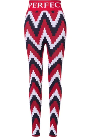 Perfect Moment Chevron-mønstrede leggings i jacquard