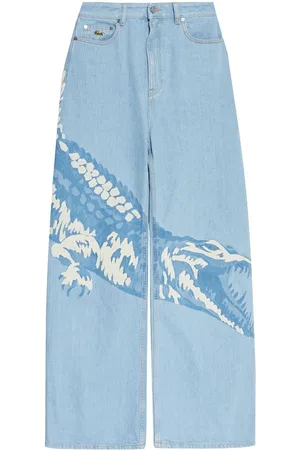 Lacoste Jeans med lige ben og logo