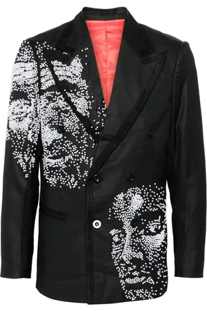KIDSUPER STUDIOS Blazer med udsmykket ansigt