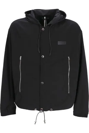 Emporio Armani Jakke med hætte og logomærke