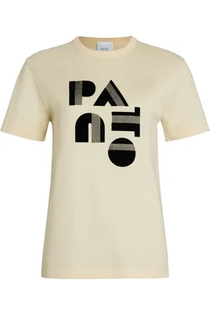Patou T-shirt med Art Deco-logo