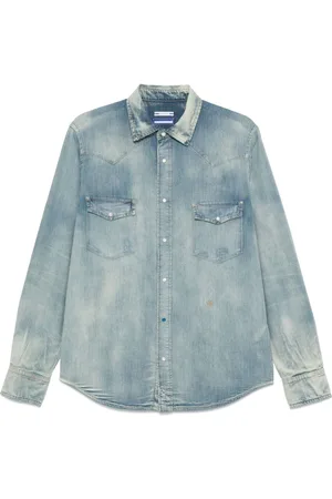 Jacob Cohen Denimskjorte i western-stil