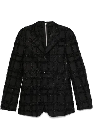 Comme des Garçons Blazer i fil-coupé-effekt
