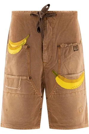 KAPITAL Shorts med applikation