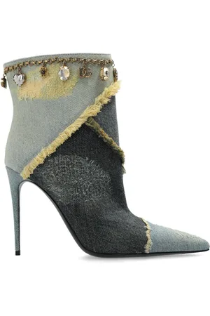 Dolce & Gabbana Denimstøvler med slitageeffekt