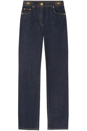 VERSACE Jeans med lige ben og Medusa-tryk