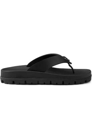 Prada Klipklapper med trekantet logo