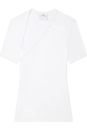 Courrèges T-shirt med flænge