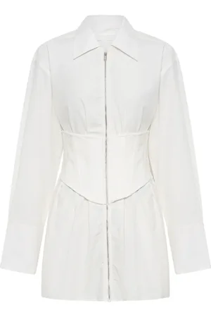 DION LEE Kort kjole med blomstertryk
