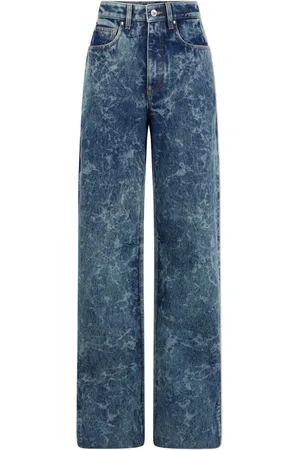 Paco rabanne Vaskede jeans med brede ben