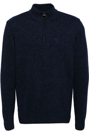 Barbour Langærmet trøje med halv lynlås