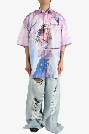 Vetements Kortærmet Anime skjorte