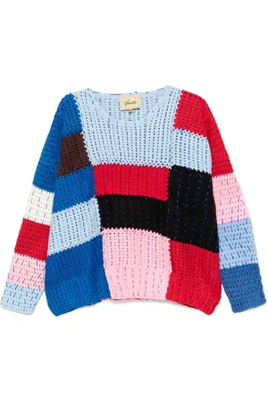 Glass Cypress Sweater med patchwork