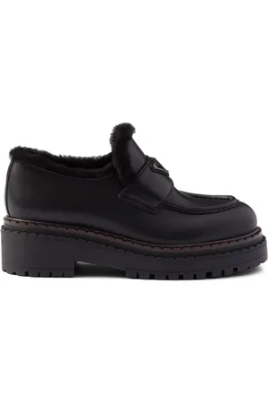 Prada Loafers i lammeskind