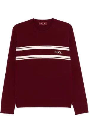 Gucci Sweater med Intarsia-logo