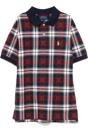 Ralph Lauren Skotskternet polo i piqué