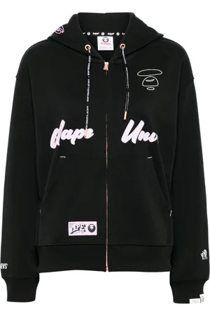 A Bathing Ape Jakke med lynlås og logo