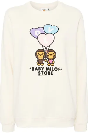 A Bathing Ape Baby Milo sweatshirt med rund hals