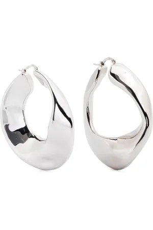 Jil Sander Skulpturelle hoop-øreringe