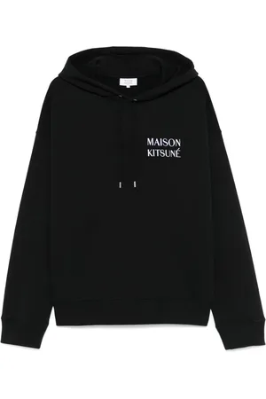Maison Kitsuné Hættetrøje med vandfaldstryk