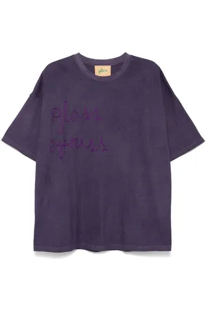 Glass Cypress T-shirt med logobroderi