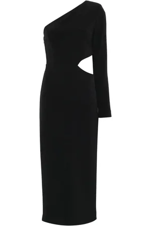 Twin-Set Mellemlang kjole med one-shoulder-snit