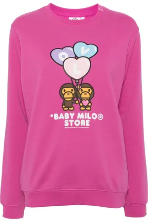 A Bathing Ape Baby Milo sweatshirt med rund hals