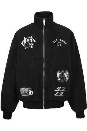 MASTERMIND JAPAN Tekstureret jakke med logotryk