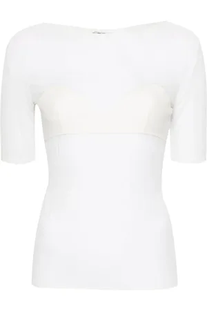 Nensi Dojaka T-shirt i jersey med trekantet bh