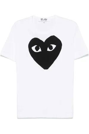 Comme des Garçons T-shirt med hjertetryk