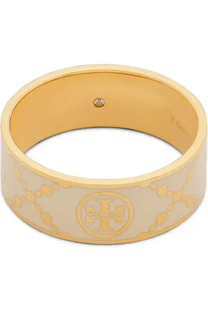 Tory Burch Double T ring med emalje-detalje